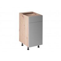 Virtuves skapītis ar vienu atvilkni LANGEN D40S1, beige